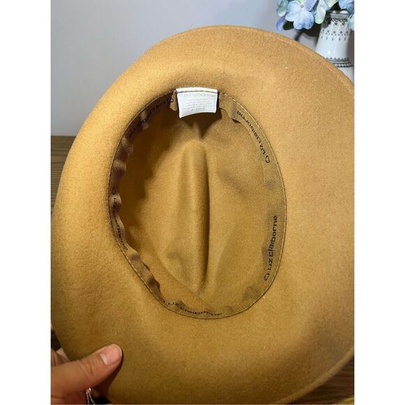 Caramel Fedora | 100% WOOL | Liz Claiborne